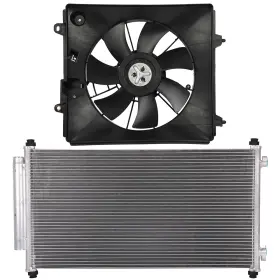 13185658 Wellstorehere Electric Ac Condenser Cooling Fan Kit For Honda Cr-v 2007-2009 2.4l 2354cc L4