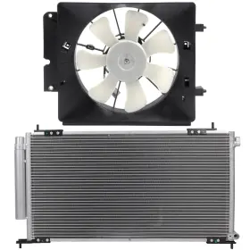 13193298 Wellstorehere Electric Ac Condenser Cooling Fan Kit For Honda Element 2003-2006 2.4l 2354cc L4