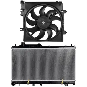 13193302 Wellstorehere Electric Radiator Cooling Fan Kit For Subaru Impreza 2008-2016 Crosstrek 2016-17
