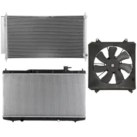 13193303 Wellstorehere Electric Radiator Condenser Cooling Fan Kit For Honda Accord 2013-2017 3.5l V6