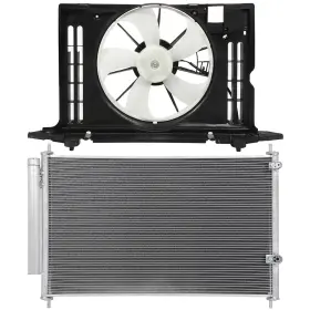 13193309 Wellstorehere Electric Ac Condenser Cooling Fan Kit For Toyota Corolla 2009 2010-2013 1.8l L4