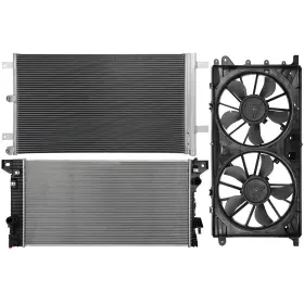 13193322 Wellstorehere Electric Radiator Condenser Cooling Fan Kit For Lincoln Navigator 2018-2019 3.5l