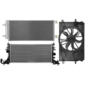 13193333 Wellstorehere For Chevrolet Cruze 2017-2019 1.4l Electric Radiator Condenser Cooling Fan Kits