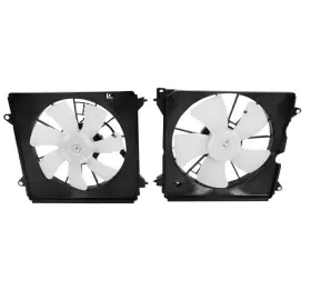 Fs17232 Wzho3115 Fit 2013-2017 Honda Accord Ac Radiator Cooling Fan With Blade Motor And Shroud Set