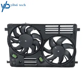 Yi287518t Yibei-tech Engine Radiator Dual Cooling Fan Assembly Fit For Ford Escape Lincoln Mkc New