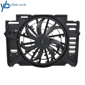 Yi399035t Yibei-tech Radiator Cooling Fan Assembly With Shroud For Jaguar Xe 2017-2019 Xf 2.0l 3.0l
