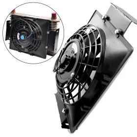V-04sdb4007ybk Ylwspeed20 2 Pack 12v Fit For Universal 7 Inch Pull Push Electric Engine Slim Oil Cooling Fan