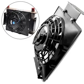 V-04sdb4007zbk Ylwspeed20 12v 80w Fit For Universal 7 Inch Pull Push Electric Engine Slim Oil Cooler Fan Black