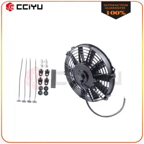 Plastic12v Zegale Z10448701g 9 Inch Electric Universal Cooling Fan Pull Push 1400cfm