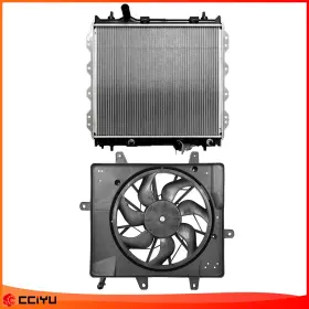 Z84827201g Zegale For 01-08 Chrysler Pt Cruiser 2.4l Replacement Radiator And Cooling Fan Assembly