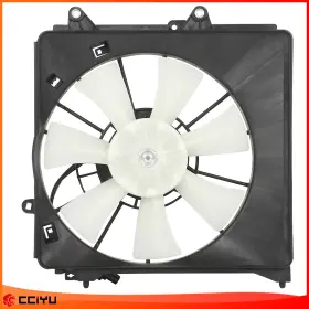 Zegale Ze183661g 611280 New A/c Condenser Fan Assembly Fit For 09-14 Honda Manual Trans 1.5l