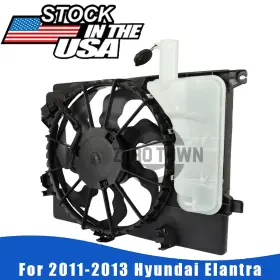 200754 Zero Town Electric Radiator Condenser Cooling Fan For 2011-2013 Hyundai Elantra 253803x000