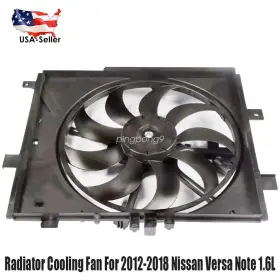 620467 Zero Town Radiator Cooling Fan For 2012 2013 2014 2015 2016-2018 Nissan Versa Note 1.6l