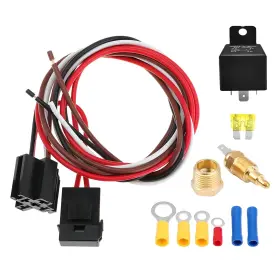 Zndaw-5014ef Zndaw Electric Fan Relay Kit 40 Amp Cooling Thermostat