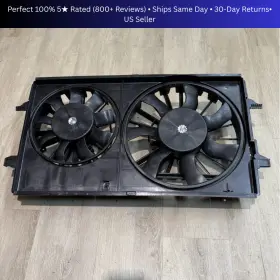 11613154 Zonemotive For 2004 2005 2006-2012 Chevrolet Malibu Radiator Condenser Cooling Fan Assembly