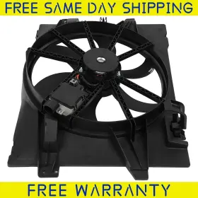 Zonemotive 11615926 Radiator Cooling Fan Assembly For 2006 2007 2008 2009-2011 Lincoln Town Car 12v