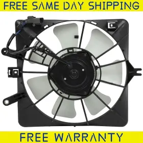 38611pwaj01 Zonemotive 11616203 For 2007-2008 Honda Fit Electric A/c Condenser Cooling Fan Assembly