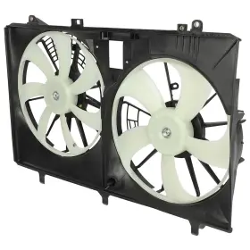 11617345 Zonemotive Radiator Condenser Cooling Fan Assembly For 2011 2012-2016 Toyota Sienna 12v #2