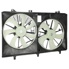 11617345 Zonemotive Radiator Condenser Cooling Fan Assembly For 2011 2012-2016 Toyota Sienna 12v #3