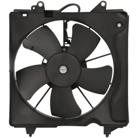 11617446 Zonemotive 1pcs Electric Radiator Condenser Cooling Fan Assembly For 2016-2018 Honda Hr-v