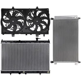 11619874 Zonemotive 1pcs Electric Radiator Condenser Cooling Fan Kit For 2014 2015-2018 Nissan Rogue