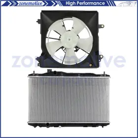 13598819 Zonemotive For 2012 2013 2014 2015 Honda Civic Electric Radiator Cooling Fan Kit