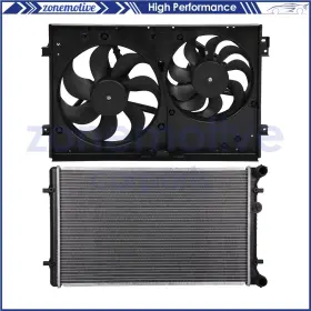 Zonemotive 13598824 For 1999-2006 Volkswagen Golf 2000-2006 Audi Tt Quattro Radiator Cooling Fan Kit