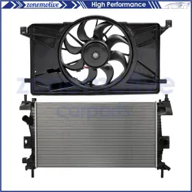 13598840 Zonemotive For 2012 2013 2014 2015 2016-2018 Ford Focus Electric Radiator Cooling Fan Kit