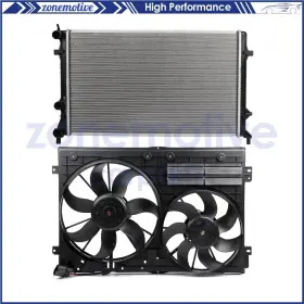 13598861 Zonemotive For 2011 2012 2013 Volkswagen Jetta Radiator Cooling Fan Kit