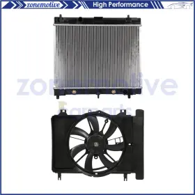 13598862 Zonemotive For 2007 2008 2009 2010 2011-2018 Toyota Yaris Electric Radiator Cooling Fan Kit