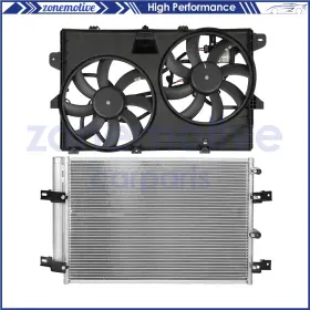 13598884 Zonemotive For 2007-2010 Ford Edge 2007 2008-2010 Lincoln Mkx Ac Condenser Cooling Fan Kit