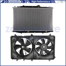 13598931 Zonemotive For 2003 2004 2005 2006 2007 Honda Accord Electric Radiator Cooling Fan Kit