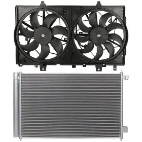 Zonemotive 13828081 For 2014 2015 2016 2017 2018 2019 Nissan Rogue Electric Radiator Cooling Fan Kit