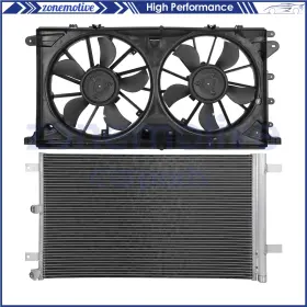 13828229 Zonemotive For 2018 2019 2020 Lincoln Navigator Electric Ac Condenser Cooling Fan Kit