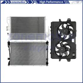 Zonemotive 13828277 For 2009-2010 2011-2012 Ford Escape Radiator Condenser Cooling Fan Kit