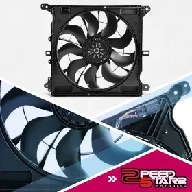 Zpd-oemrf1210 Zpeedstarz Radiator Cooling Fan Assembly For 2022-2025 Jeep Grand Cherokee 3.6l Engine