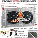 For 1999-2013 Chevy Silverado 1500 2500 Aluminum 3-ROW Radiator Shroud Fan. Fixed Price $259.00.