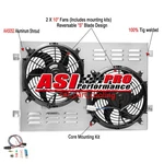 Aluminum Radiator Shroud Fan 1967-70FORD Mustang Ranchero Fairlane Torino.. Fixed Price $109.00.