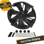 Derale 16924 12" High Output Single Rad Pusher Puller Fan W/standard Mount Kit. Fixed Price $251.35.