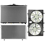 Electric Radiator Condenser Cooling Fan Kit Fits Lexus RX350 2010-2011 2013-2015. Fixed Price $214.18.