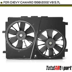Dual Engine Radiator Cooling Fan With Shroud Assembly For Chevy Camaro Pontiac. Fixed Price $175.48.