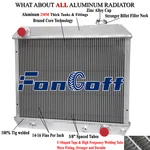 CC284 Row Aluminum Radiator For 1963-1966 Chevy C10 C20 C30 K10 K20 K30. Fixed Price $139.00.
