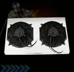 Kks Radiator Shroud + 2-12" Fans For 68-72 Chevry Malibu Pontiac Buick CC161 28". Fixed Price $139.00.