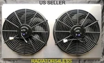New All Aluminum Radiator Shroud W/ 14" Ford Truck F-150 1997-2008. Fixed Price $229.00.