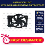 Radiator Fan Fits Mercedes C270 S203, W203 2.7D 00 07 OM612.962 Cooling Nrf. Fixed Price $463.40.