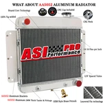 Asi 3 Row Radiator Fit 1962-1967 Chevy Nova Ii Inline 4 Cylinder V8 Conversion. Fixed Price $159.00.