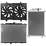 Pickoor Electric Radiator Condenser Cooling Fan Kit For Nissan Rogue 2010-2013. Fixed Price $181.67.