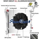 For 2011-21 Dodge Durango;jeep Grand Cherokee 3.6/5.7L 4 Row Radiator Shroud Fan. Fixed Price $339.00.