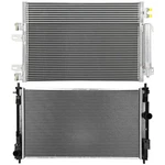 Aluminum Radiator & Ac Condenser Cooling Kit For 2011-2016 Jeep Compass. Fixed Price $116.23.