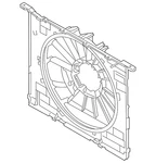 Genuine Bmw Fan Shroud 17-42-8-638-430. Fixed Price $251.42.